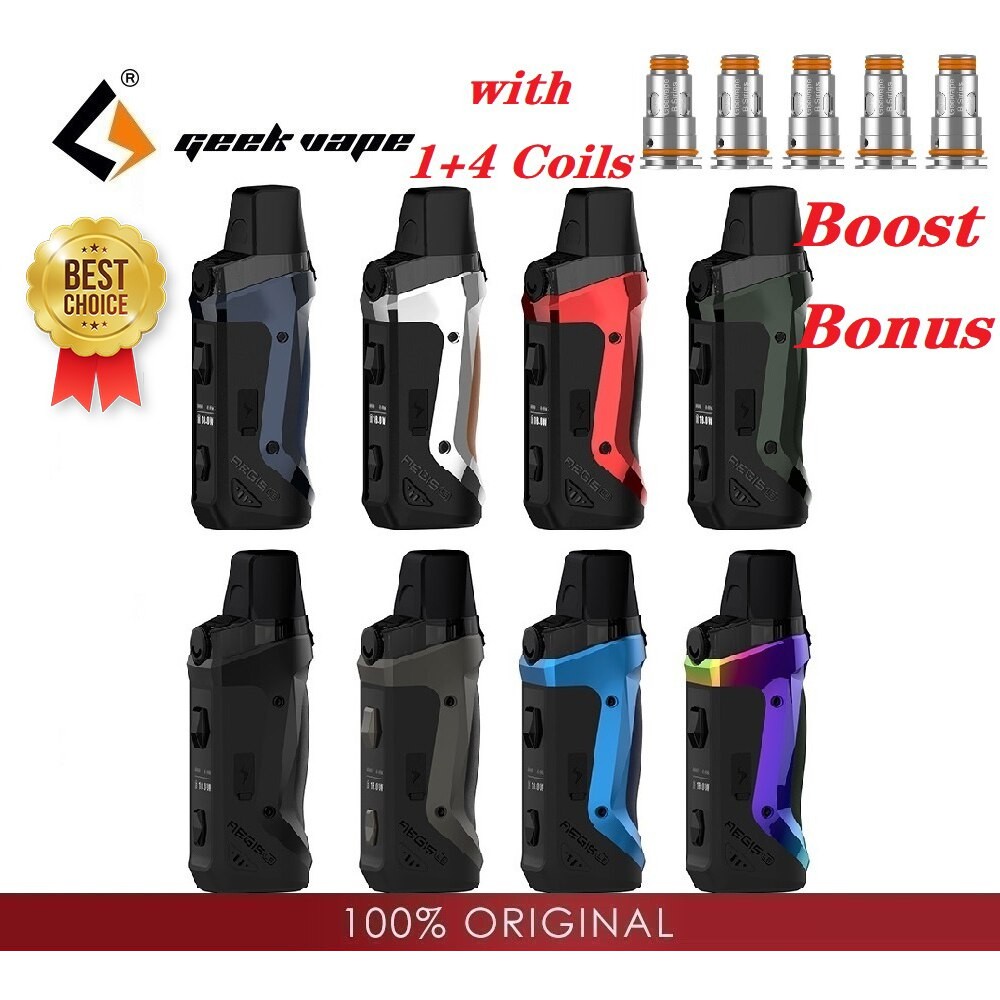 Jual Aegis Boost Pod Luxury Edition 5 Coils 100 Authentic By GeekVape