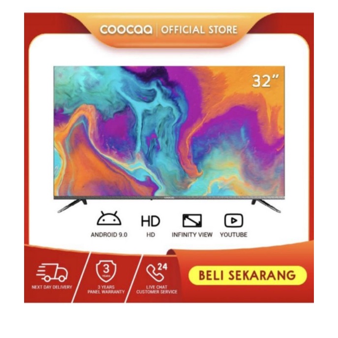 Android TV Coocaa 32 inch Termurah Terbaru