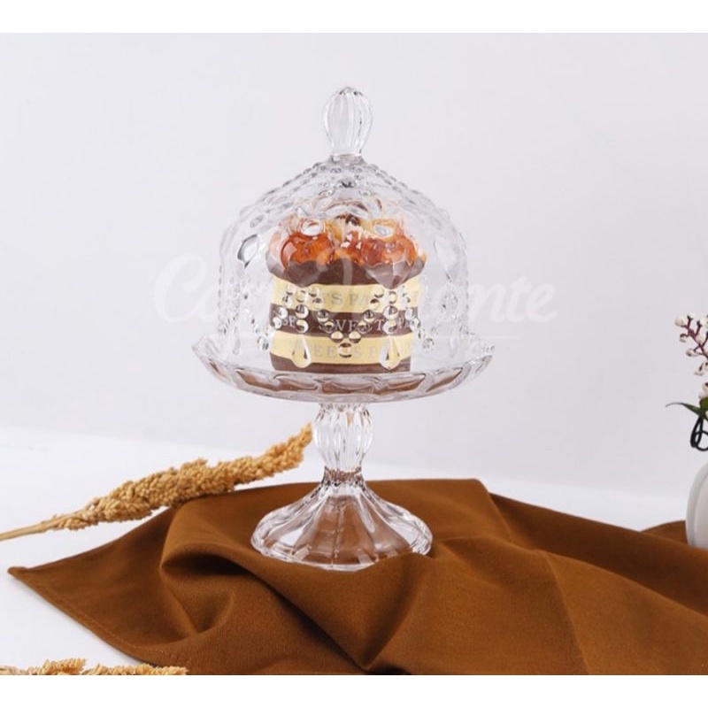 Capodimonte Tempat kue kaca