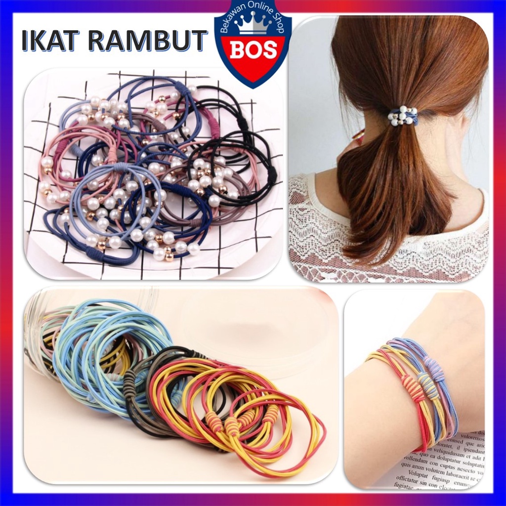BOS IKAT RAMBUT KOREA IMPORT 1966 IKAT RAMBUT KOREA 5248 IKAT RAMBUT 1PCS IKAT RAMBUT LUCU
