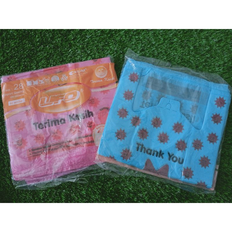 KRESEK OLSHOP THANK YOU UFO SIZE 28 / KRESEK OLSHOP MOTIF BESAR / KRESEK OLSHOP THANK YOU
