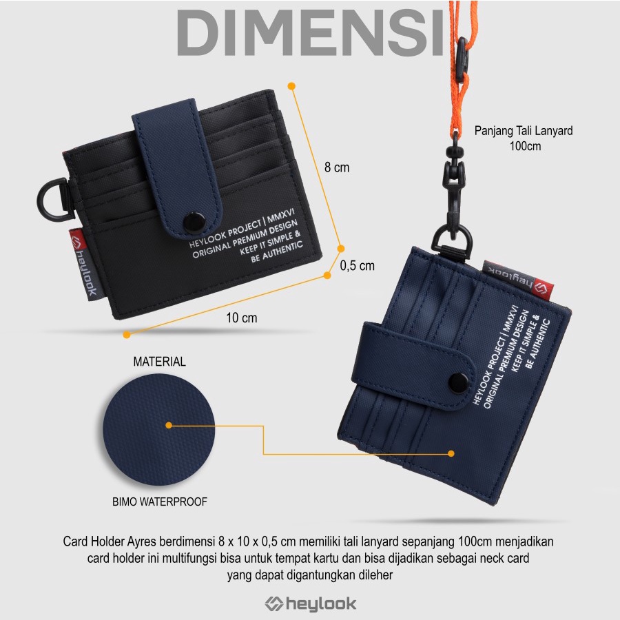 Dompet Gantung Kalung Leher Dompet gantung leher Hanging Wallet Dompet Kartu Waterproof Murah