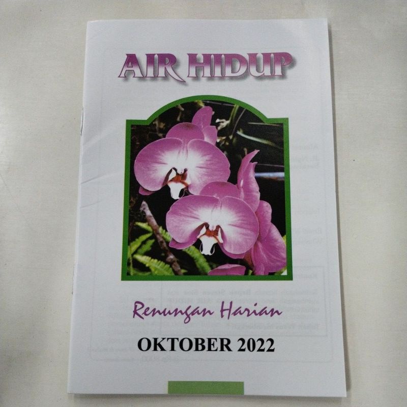 Buku Renungan Harian Air Hidup Bulan Oktober 2022
