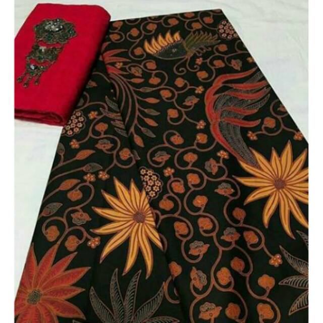 Kain Batik Sogan clasik Set Couple Jarik Kebaya dan Kain Embos //batikpekalongan