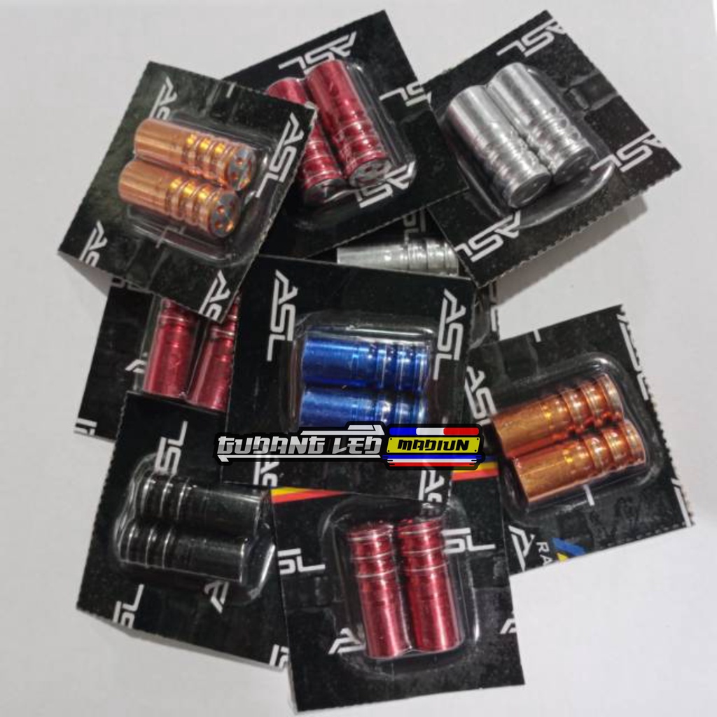 Tutup Pentil Variasi Motor Mobil Sepeda 2 pcs Tutup Pentil Ban