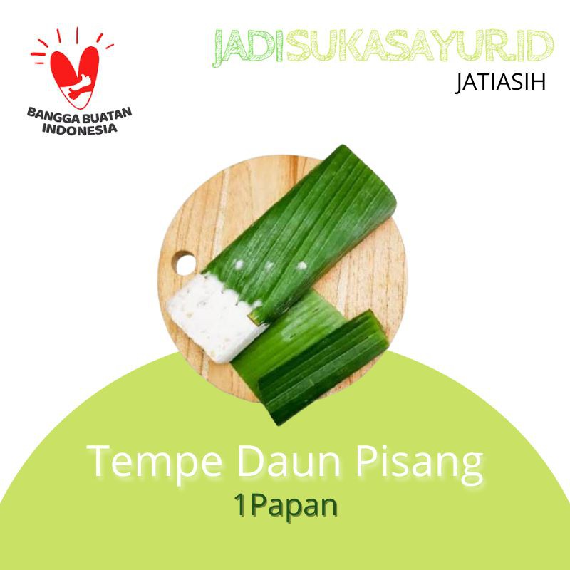 

Tempe Kedelai 1 Papan / 1 Lonjor Daun Pisang - Sayur Segar Bekasi