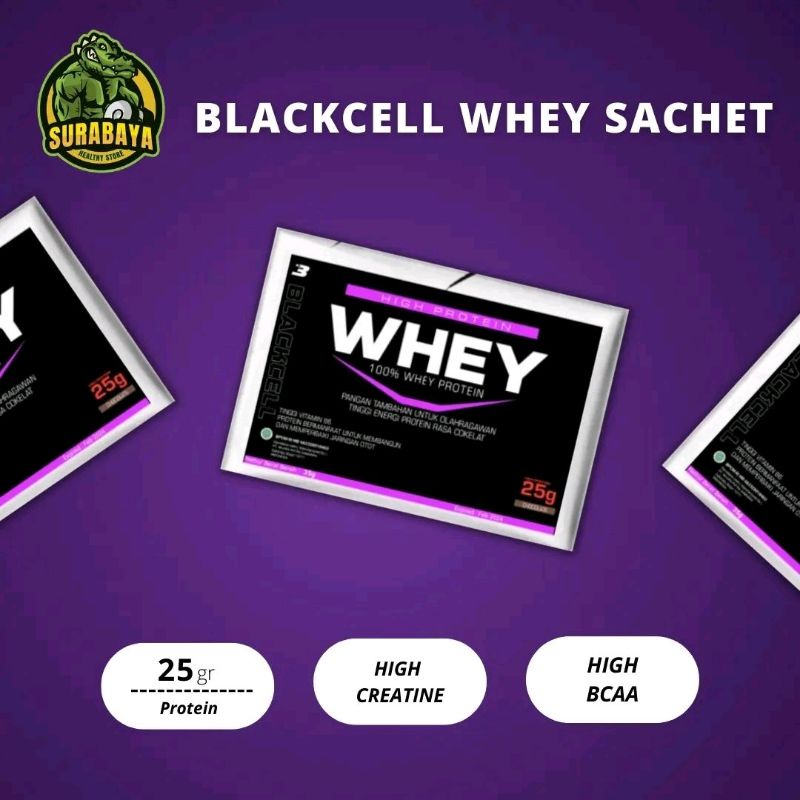 BLACKCELL WHEY PROTEIN 1 SACHET SUSU FITNESS ON SURABAYA GYM NOT MASTERWHEY EVO VL EVOWHEY WITH BCAA