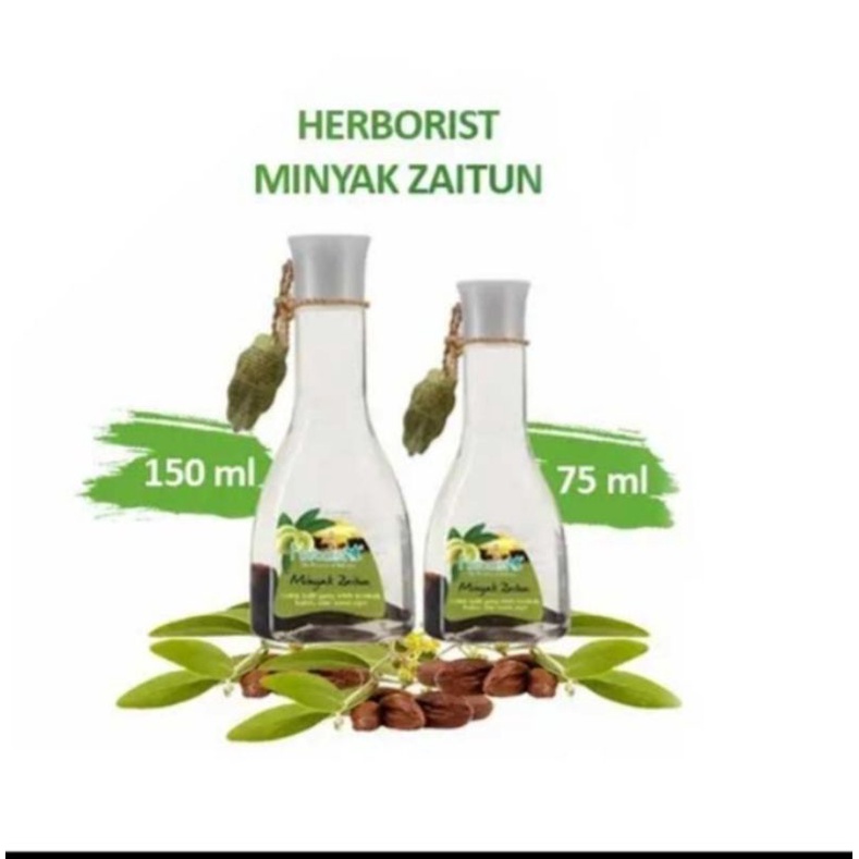 HERBORIST MINYAK ZAITUN/ MINYAK ZAITUN 75ML/ ZAITUN 150ML/ ZAITUN OIL