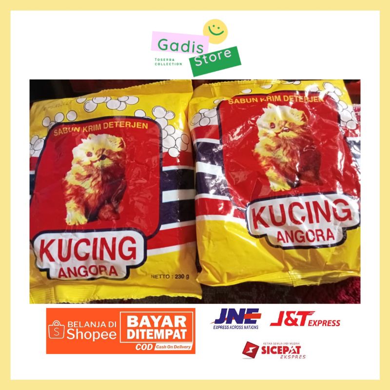 Sabun Krim Deterjen Kucing Angora - Sabun Colek Kucing 230 gr