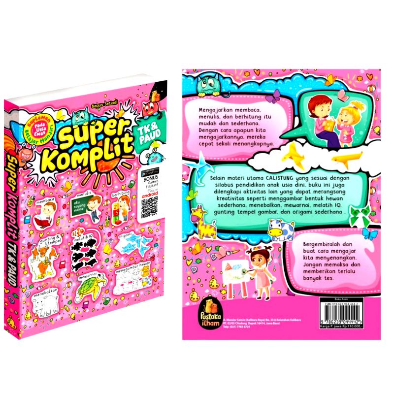 TB.Bintang indonesia - Buku Super Komplit Tk&amp;Paud : SUPLEMEN BELAJAR MANDIRI PADA USIA EMAS