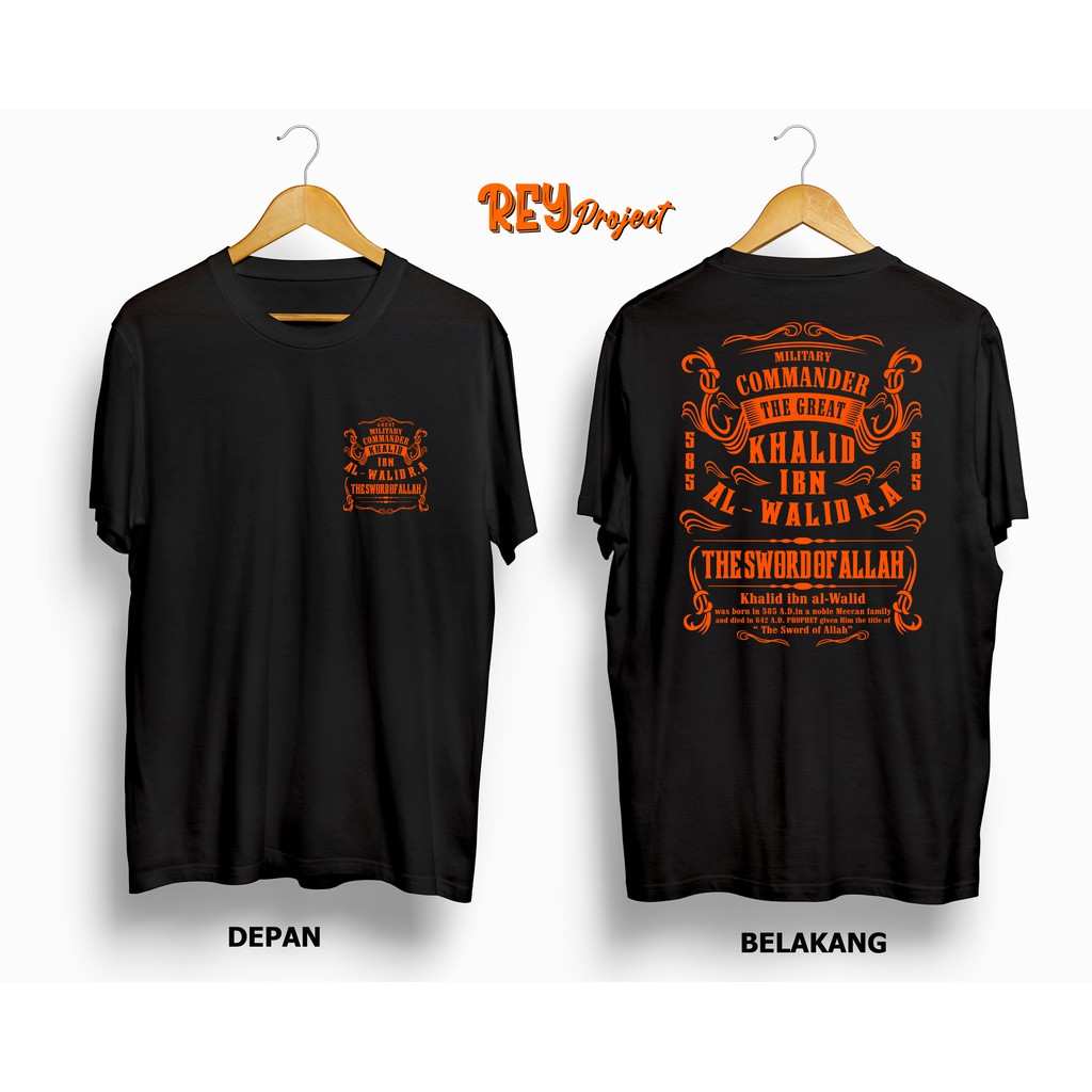 Kaos Umar Bin Khattab kaos islami islam muslim Tangan Pendek dan Tangan Panjang Dakwah-P02