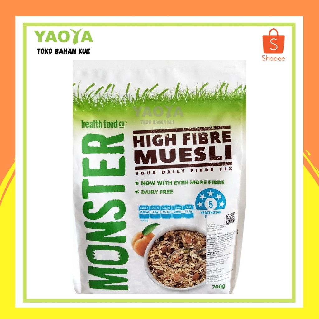 

MONSTER HIGH FIBER MUESLI 700G