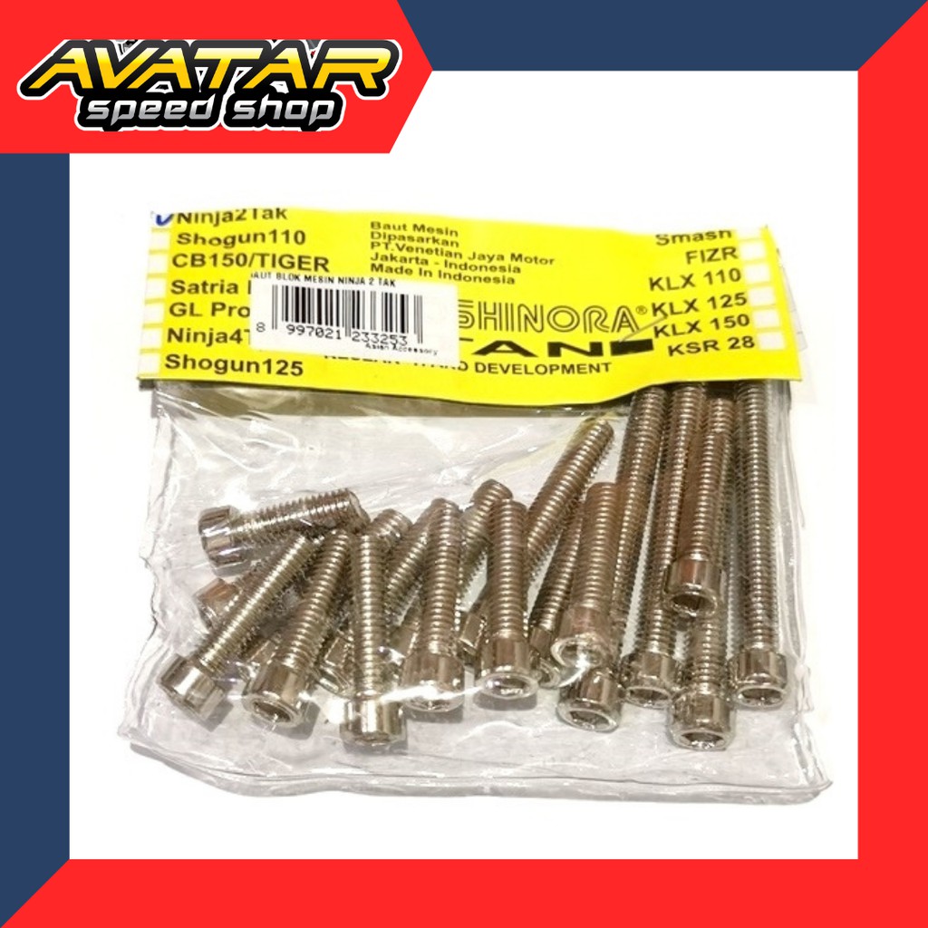 Baut Blok Mesin Kawasaki Ninja 2 TAK