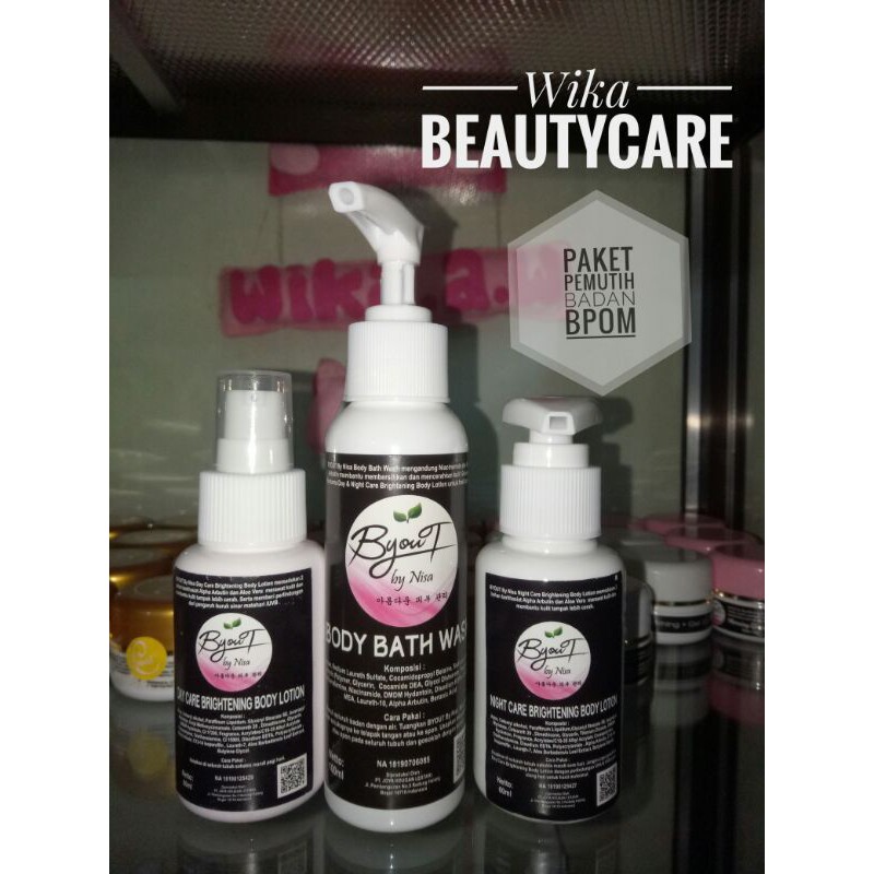 PAKET PEMUTIH BADAN BPOM BYOUT BY NISA