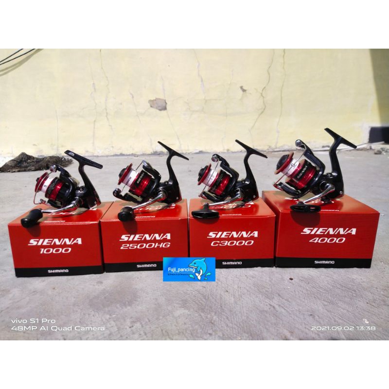 RELL SHIMANO SIENNA 1000, 2500, 3000, 4000.    -Dapat pelindung packing 3 lapis-