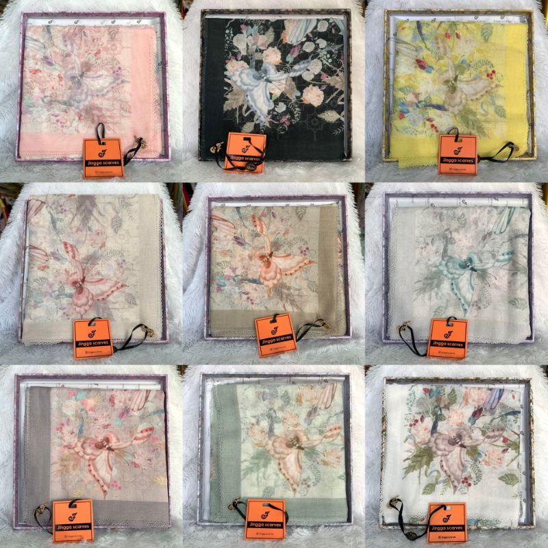 Jingga Scarves Butterfly Series