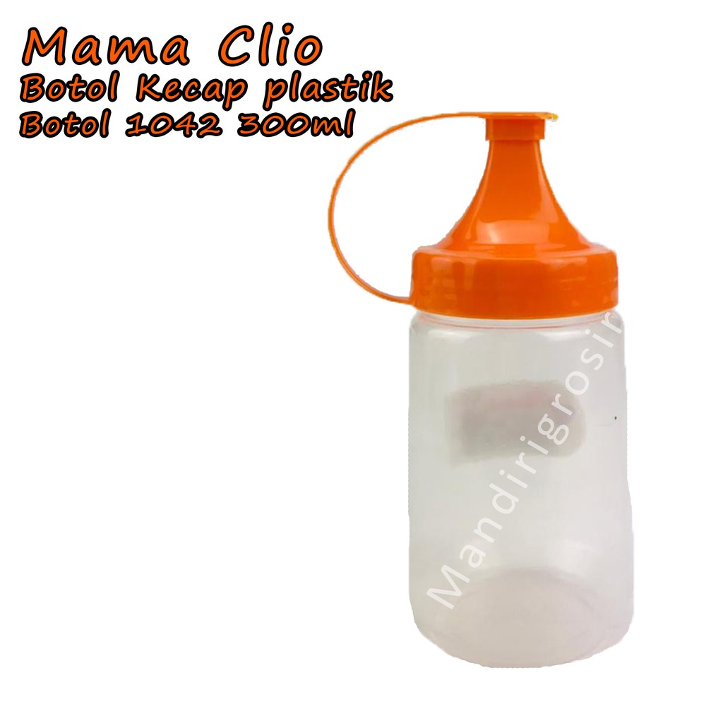 Botol Kecap plastik *Mama Clio * Orange 1042 * 300ml