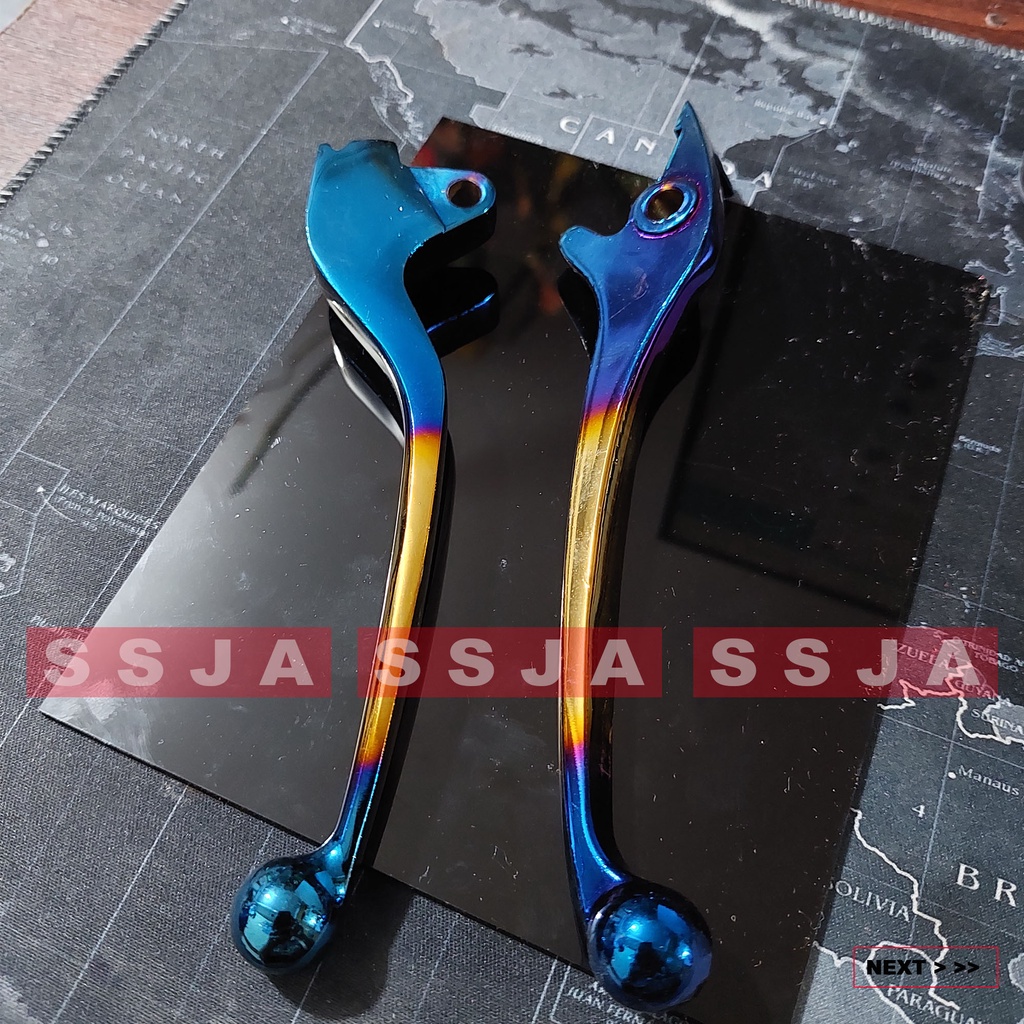 Handle rem honda beat model twotone chrome stelan setelan depan belakang