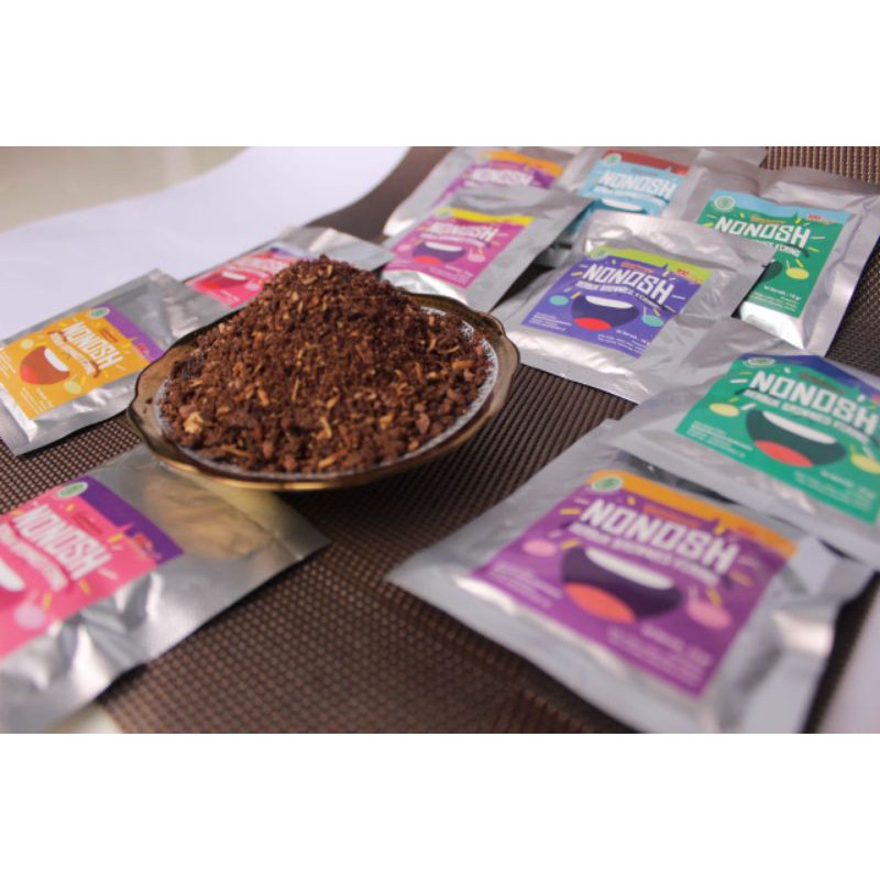

Brownies kering serbuk / remahan kripik bronis