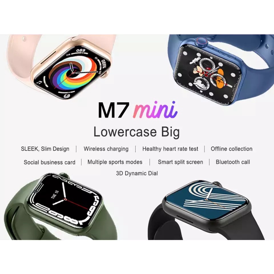 IWO Smartwatch M7 MINI / M36 PLUS Series 7 Retina HD Screen Series 7