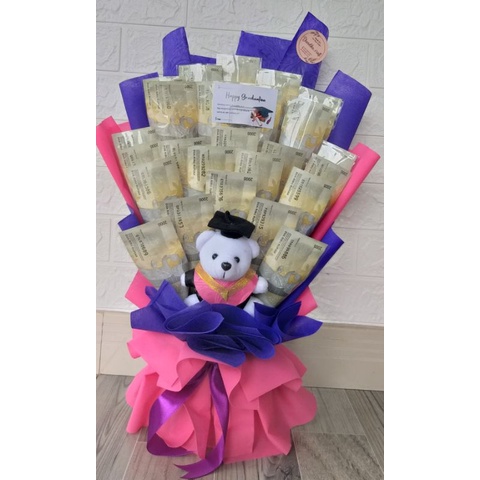 buket boneka wisuda/buket uang /buket boneka/buket wisuda