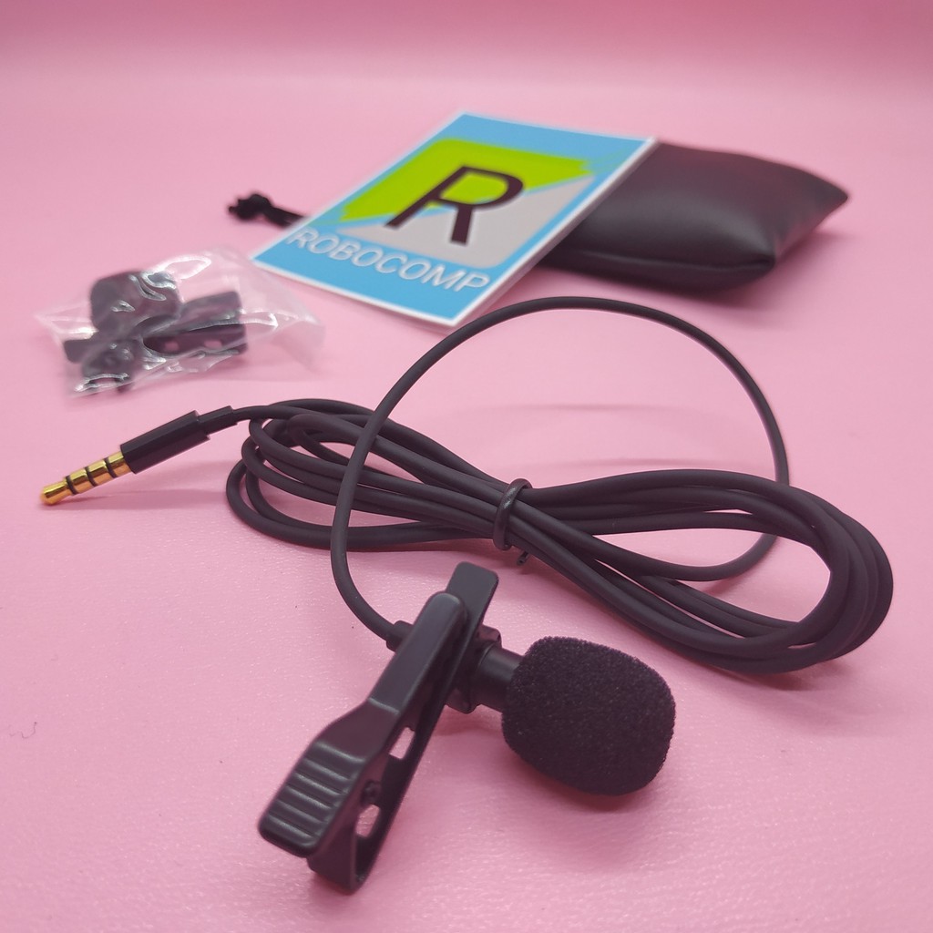 Deluxe 3.5mm Microphone with Clip for Smartphone / Laptop / Tablet PC - EY-510A