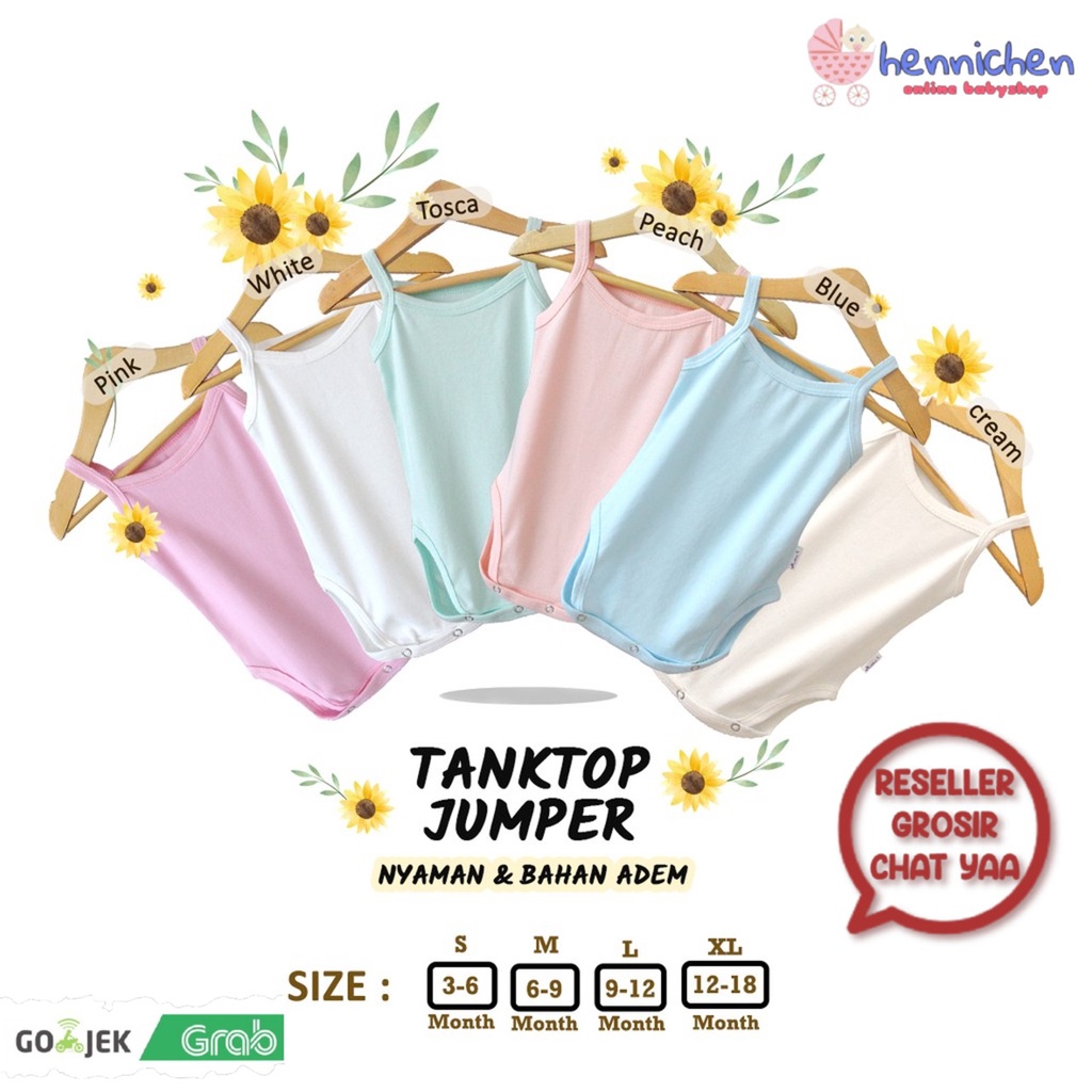 TANKTOP JUMPER ANAK JUMPER ANAK JUMPER PENDEK BAYI 3-18 bulan JK