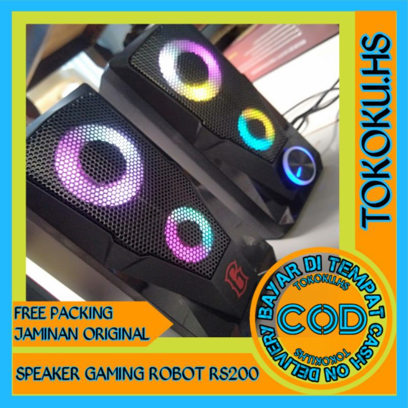 SPEAKER ROBOT GAMING/SPEAKER PC/SPEAKER KOMPUTER/SPEAKER LAPTOP