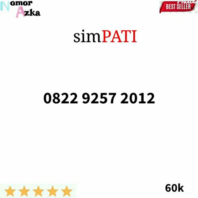 Promo nomor cantik simpati seri tahun 2012 tetmurah p11