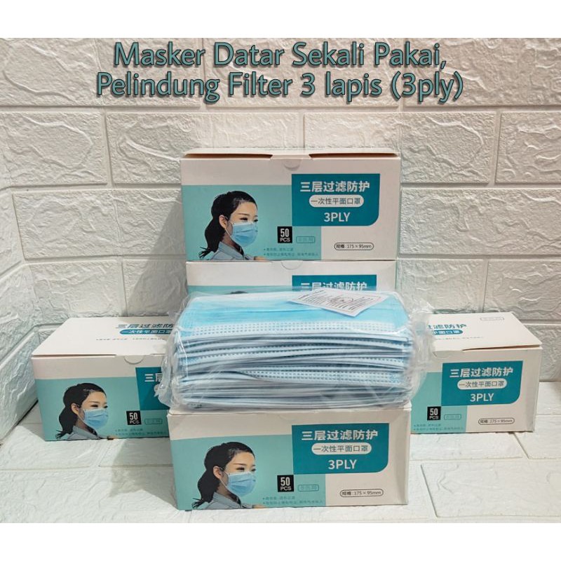 

medis earloops 3ply /box isi 50pcs