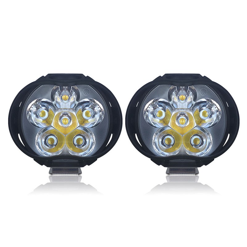 Lampu Tembak Motor LED High Beam 1000 Lumens 2PCS - U5 - OMRSFVBK Black