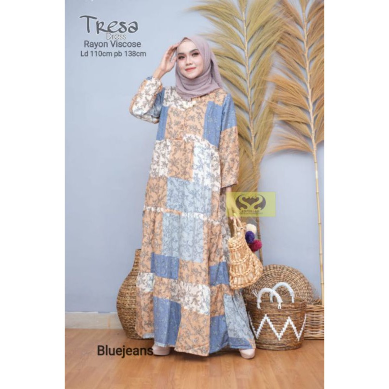 PROMO HOMEYDRESS/DRESS/GAMIS TRESA RAYON VISCOSE