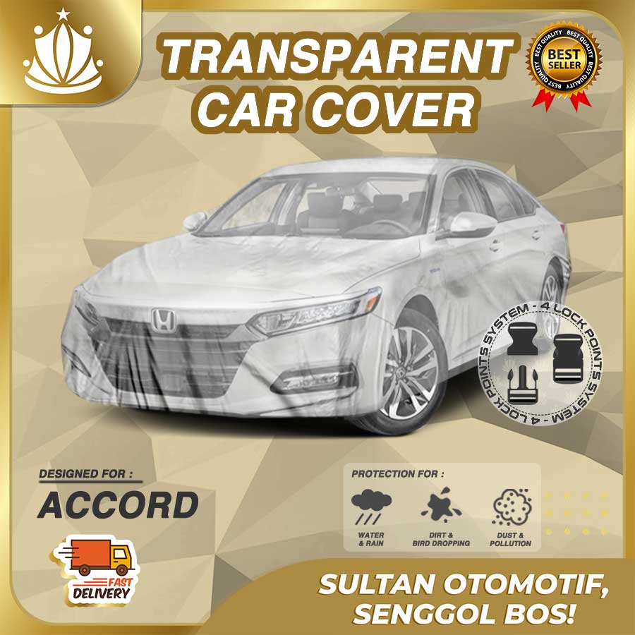 Body Cover Mobil Plastik TEBAL Accord WATERPROOF