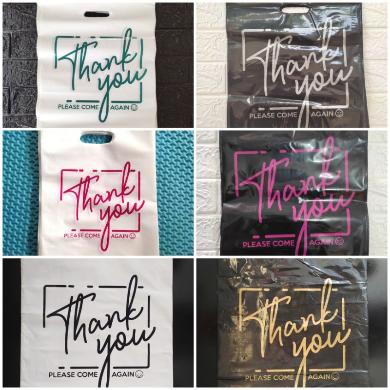 

PLASTIK PACKING THANK YOU MODEL PLONG TEBAL (ECERAN / GROSIR / TERMURAH)