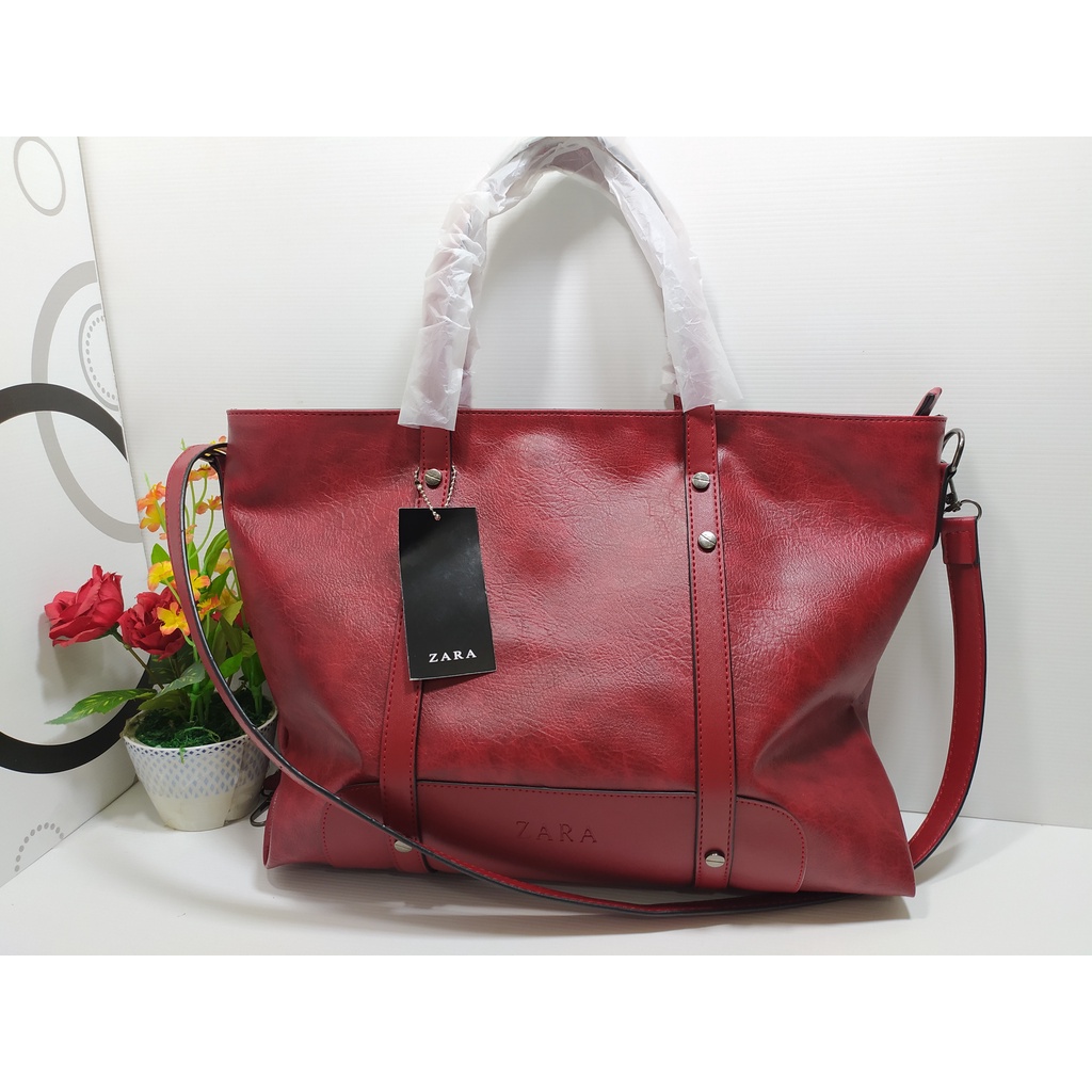 Tas wanita Zarra Basic zaskia premium // bahan kulit sintetic import // tas jinjing tas laptop wanita