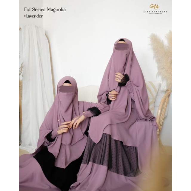 khimar magnolia by Alfi Huraiyah