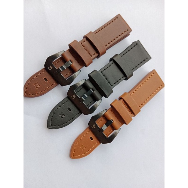 Tali Jam Tangan Alexander Christie 22mm 24mm hitam coklat Strap tali  jam AC termurah kualitas super AC 02
