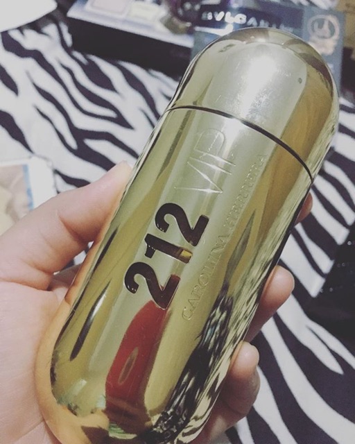 212 carolina herrera VIP gold women