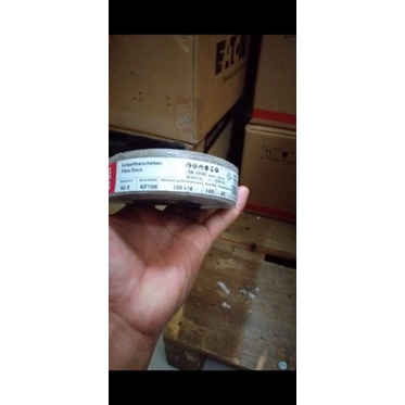 VSM KF708 FIBRE DISC UK 4" GRIT 80,100,120 MADE IN GERMANY