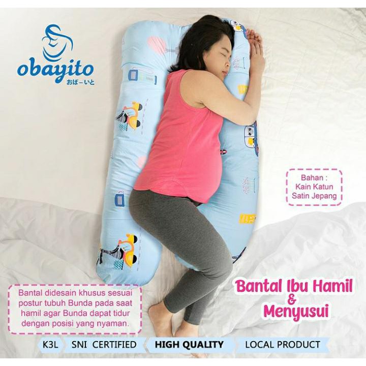 Obayito Maternity Pillow Bantal Ibu Hamil &amp; Menyusui