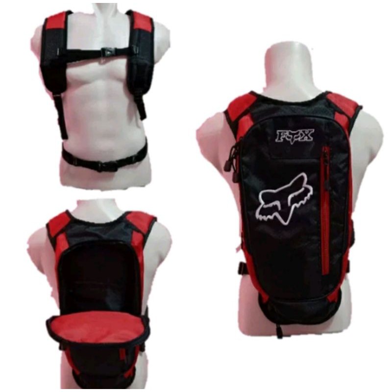 Tas punggung trail cross FOX Merah
