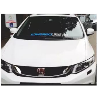 Cutting Sticker Tulisan Lowered Lifestyle Untuk Kaca Mobil Shopee Indonesia