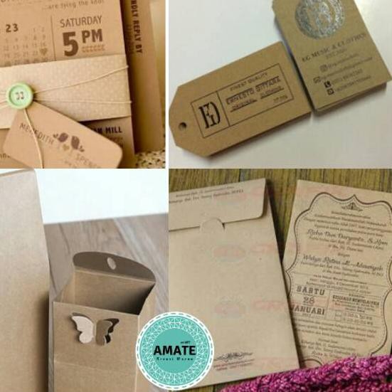 

☋* Samson Kraft Liner 150gsm A4 | Kertas Samson Craft Coklat Vintage Karton | Blank Paper 1841♨*