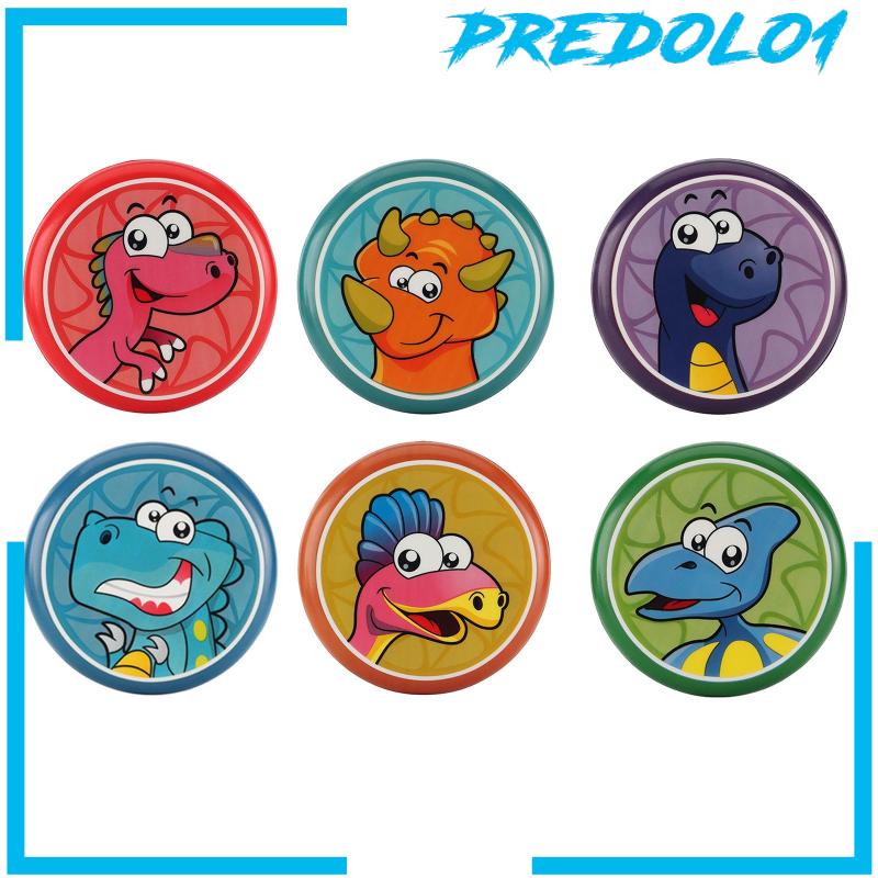 (Predolo1) Mainan Piring Terbang Flexible Motif Kartun Untuk Anak