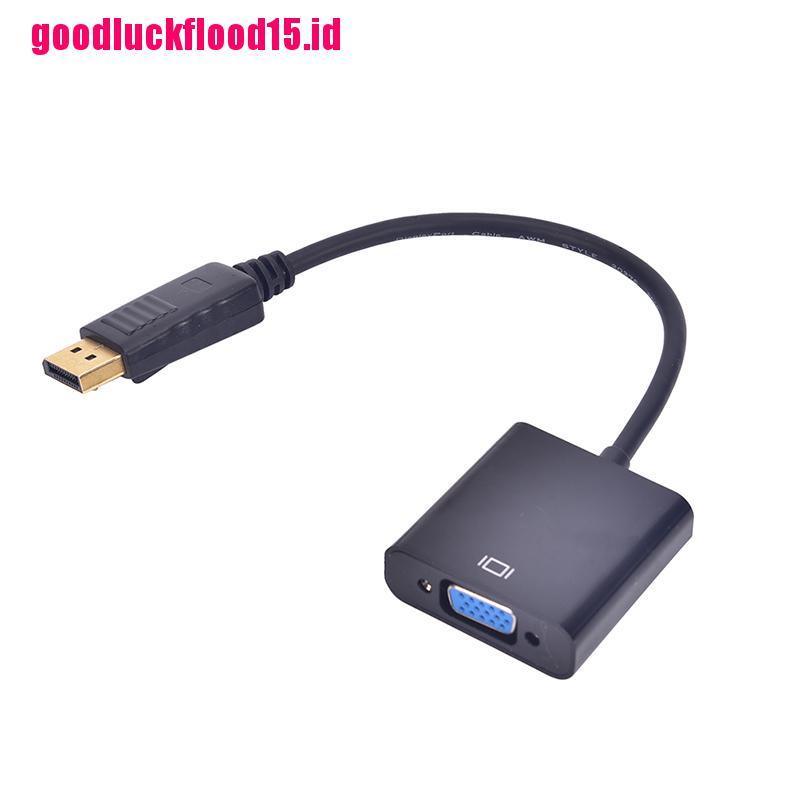 (LUCKID) Kabel Adapter Konverter Displayport DP Male Ke VGA Female