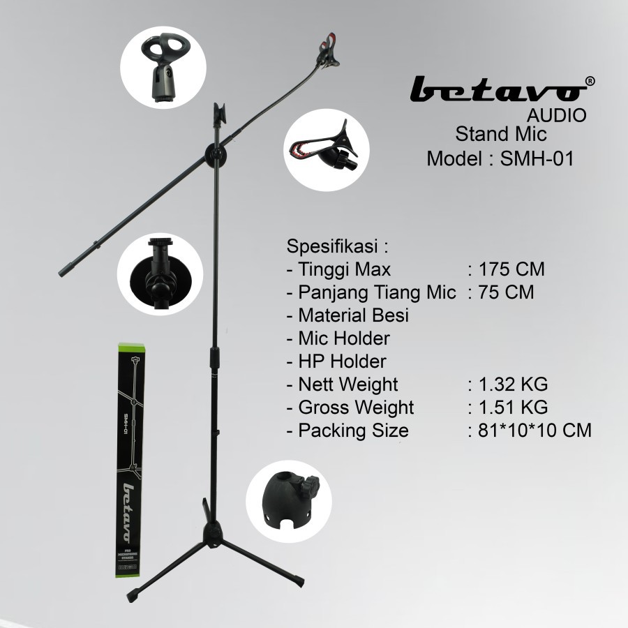 STAND MIC BETAVO SMH 01