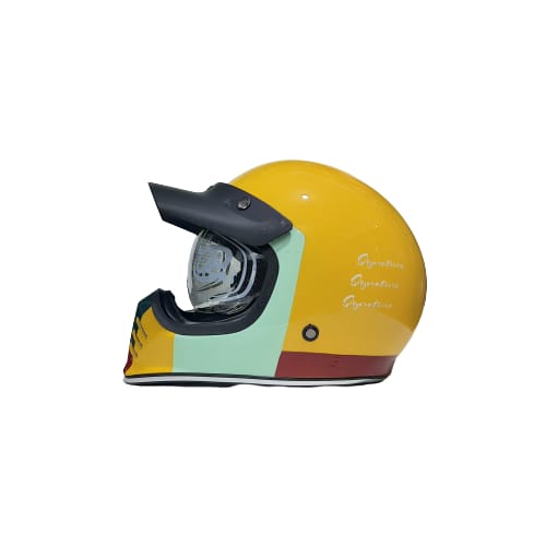Helm Cakil JPX JP Signature Combi SG 08 Yellow Lemon ORIGINAL