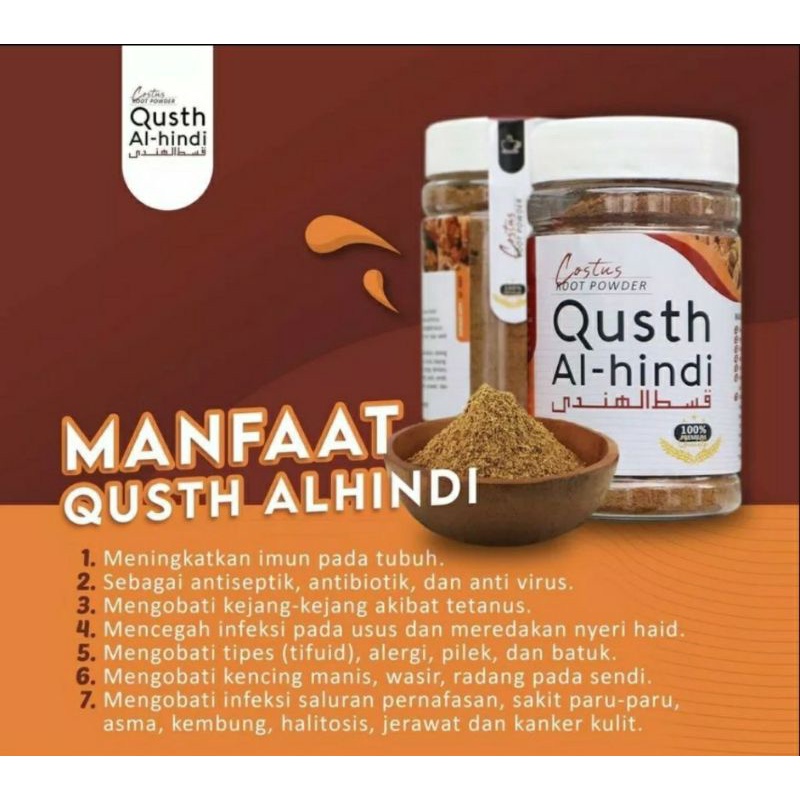 

Qusth Al Hindi Original Bubuk 60gr Herbal Obat Covid Ust Adi Hidayat