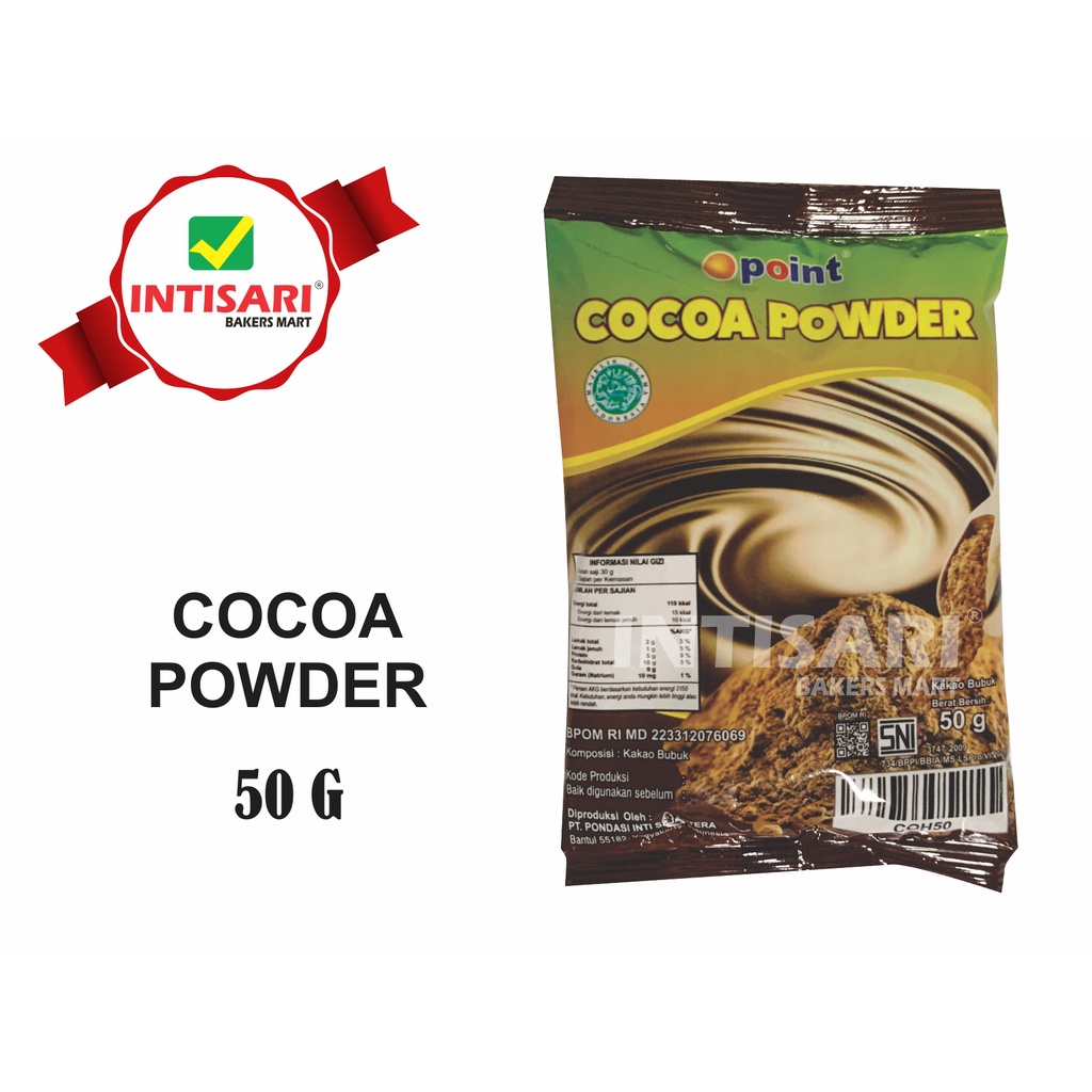 

COCOA POWDER 50 G (COH50)