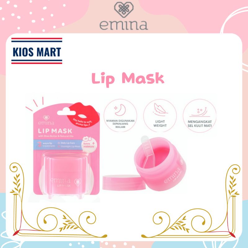 Emina Lip Mask 9g | Masker Bibir